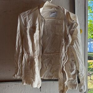 Old Navy Cream Lightweight Jacket